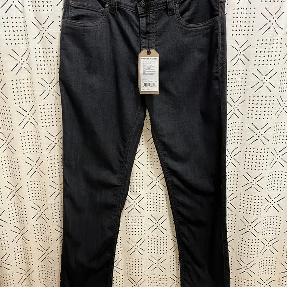 NWT Prana Men’s Bridger Slim Fit Jean 32”x30” Denim