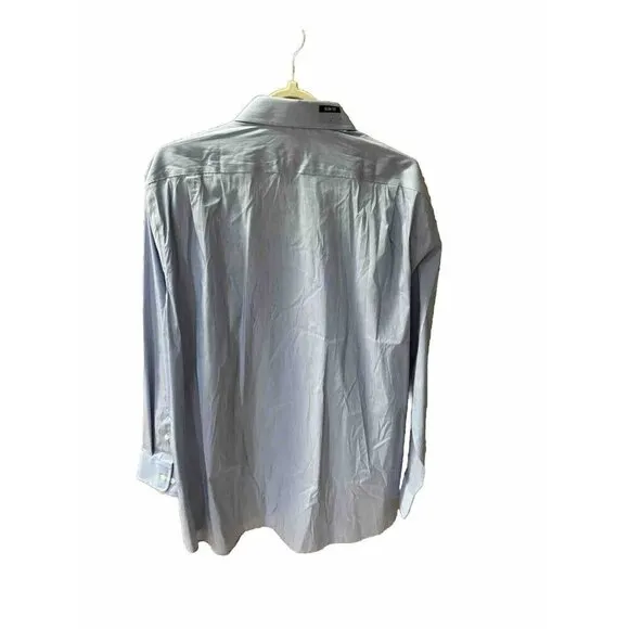 NWT Ralph Lauren Cotton Nylon Stretch Slim Fit Button Up Dress Shirt Size XL