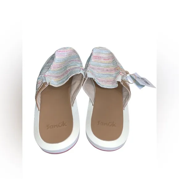 NWT Sanuk You Got My Back St Summer Cord Rainbow Size 11