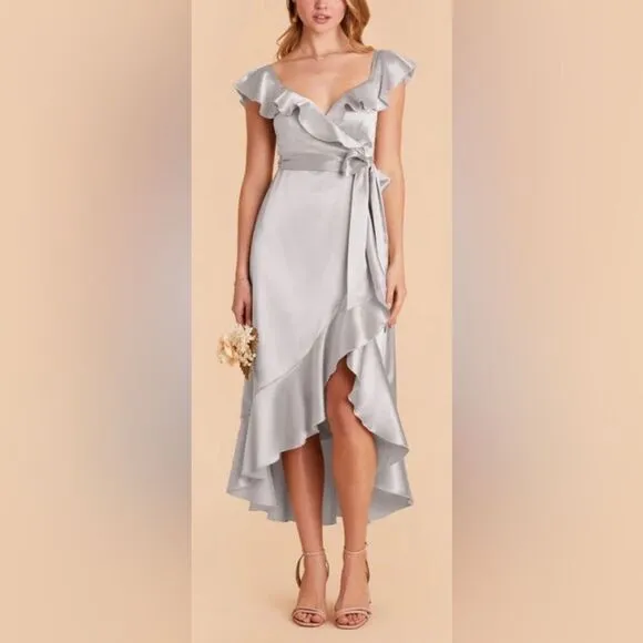 NWT Show me your MuMu Samantha, ruffle wrap, dress size M