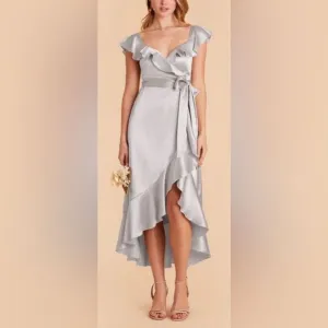 NWT Show me your MuMu Samantha, ruffle wrap, dress size M