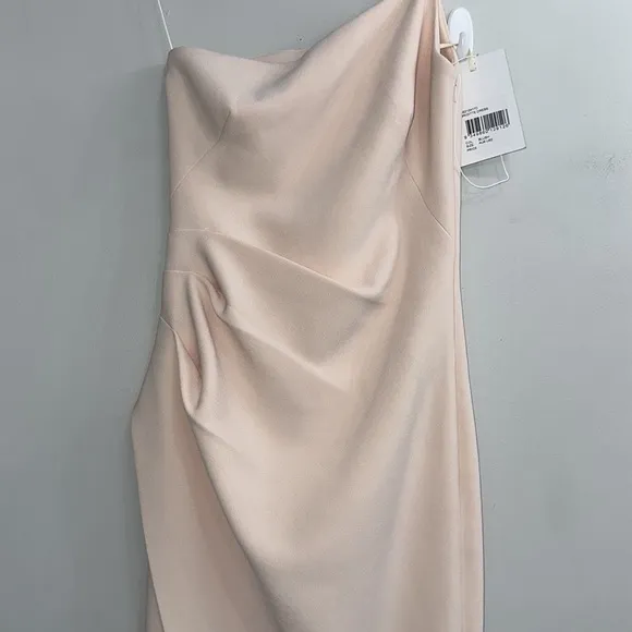 NWT Significant Other Brigitte One-shoulder Dress In Blush