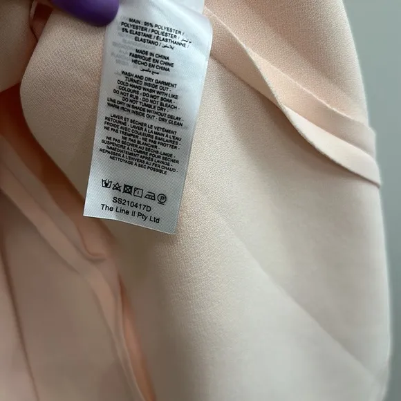NWT Significant Other Brigitte One-shoulder Dress In Blush