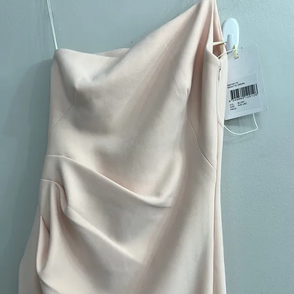 NWT Significant Other Brigitte One-shoulder Dress In Blush