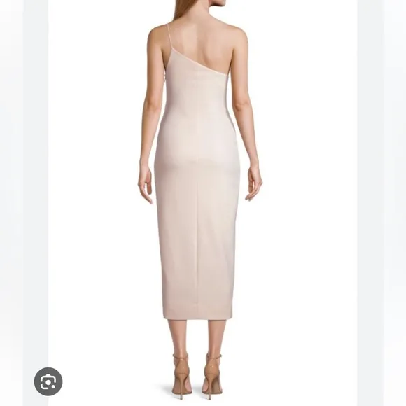 NWT Significant Other Brigitte One-shoulder Dress In Blush