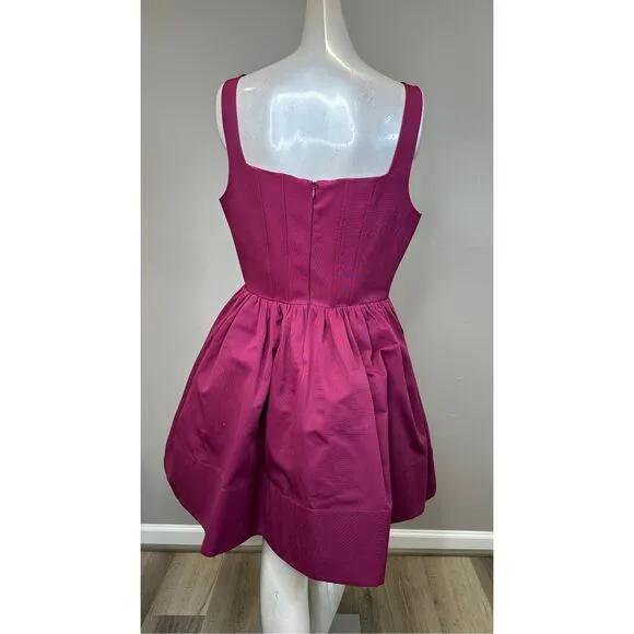 NWT Staud Landscape Fit &amp; Flare Minidress Size 10 $450