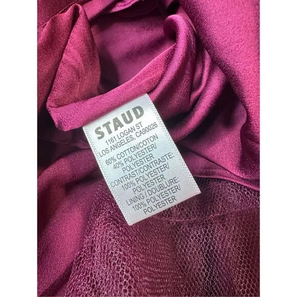 NWT Staud Landscape Fit &amp; Flare Minidress Size 10 $450