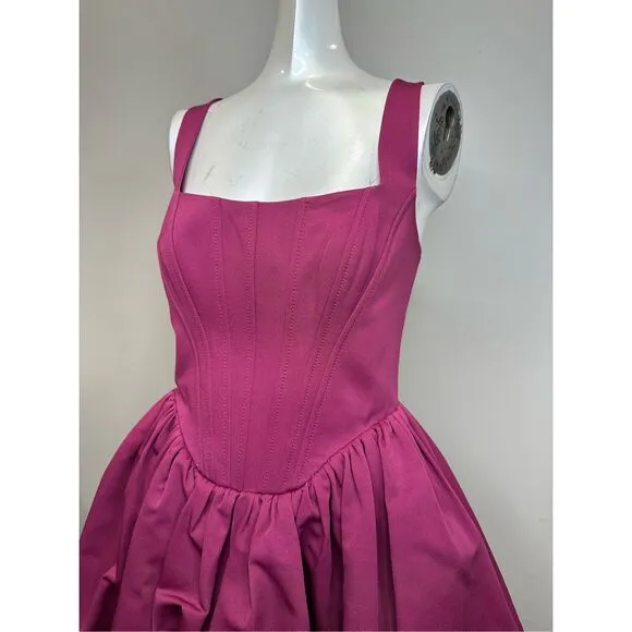 NWT Staud Landscape Fit &amp; Flare Minidress Size 10 $450