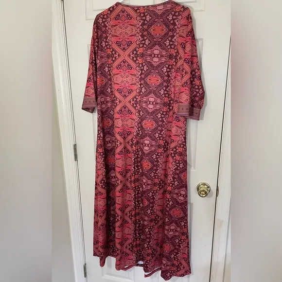 NWT Summer Maxi Dress Orange Size XXL