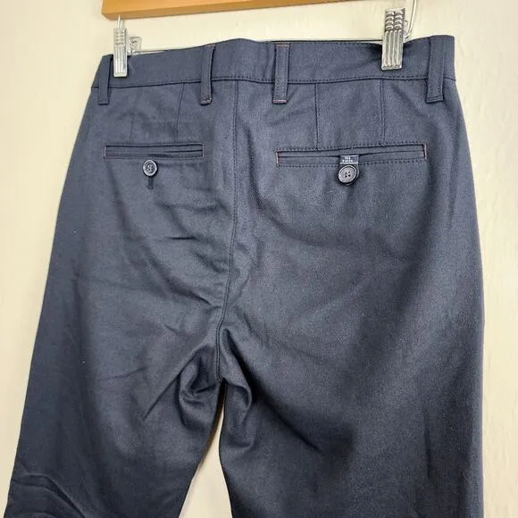 NWT Ted Baker SeyII Slim Fit Plain Trouser Mens Dress Pant Navy