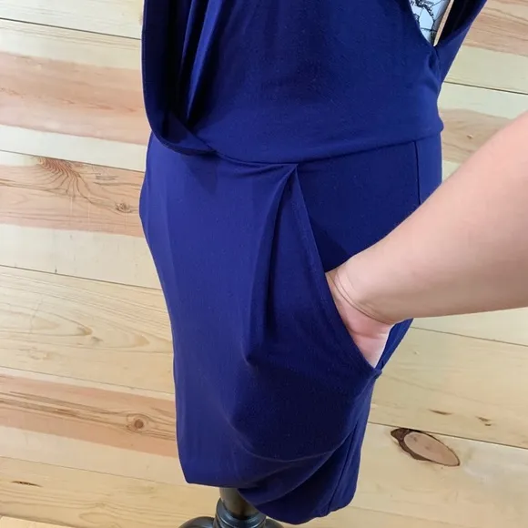 NWT tsesay spectrum slim fit blue minidress XS