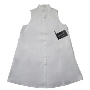 NWT Tuckernuck Charlie in White Sleeveless Cotton Blend Shirt Dress XL
