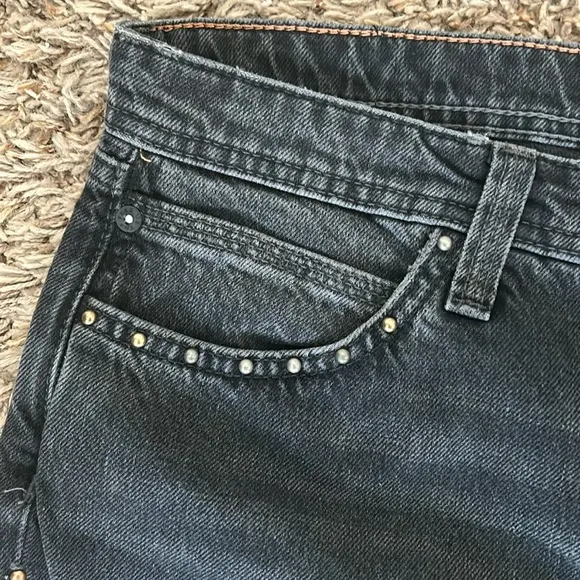 NWT We The Free Cooper Studded Mid Rise Boyfriend Jeans Size 31