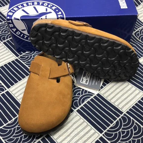 🌟NWT - Women's Mink Suede Birkenstock Boston Shoes - Narrow Fit
