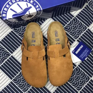 🌟NWT - Women's Mink Suede Birkenstock Boston Shoes - Narrow Fit