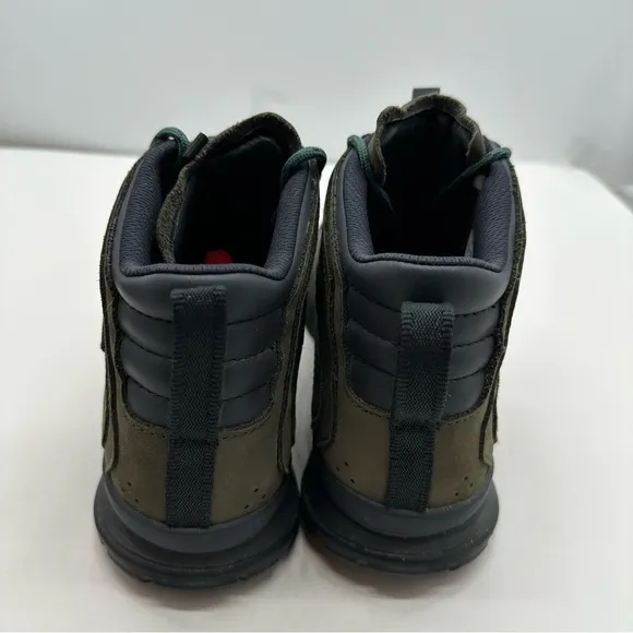 OBOZ Bozeman Mid Mens 8.5 Hiking Boots Shoes Leather Green Ankle Trail Trekking
