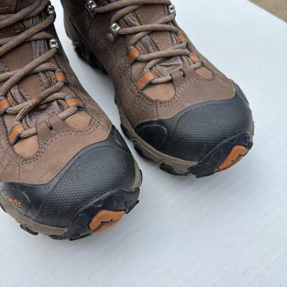 Oboz Bridger Mid Hiking Boots Men's Size 7 Brown Lace Up B-Dry Outdoors
