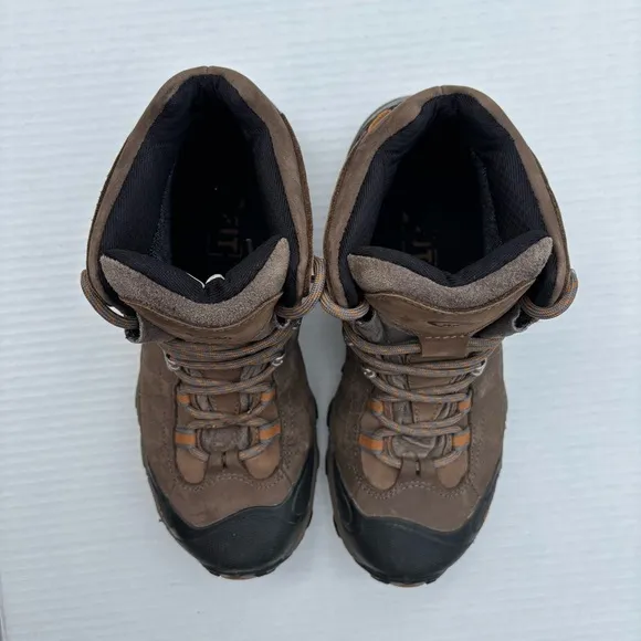 Oboz Bridger Mid Hiking Boots Men's Size 7 Brown Lace Up B-Dry Outdoors