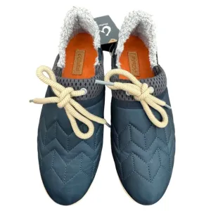 Olukai Mahiki Womens Slippers navy moonlit ocean puffy comfort sz 10