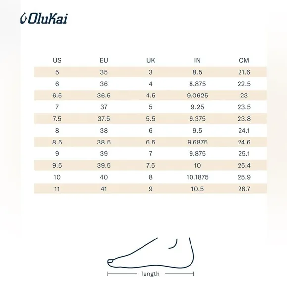 OLUKAI Mahiki Women's Sneaker, Indoor/ Outdoor, Ultra-Soft Comfort Fit Size 6