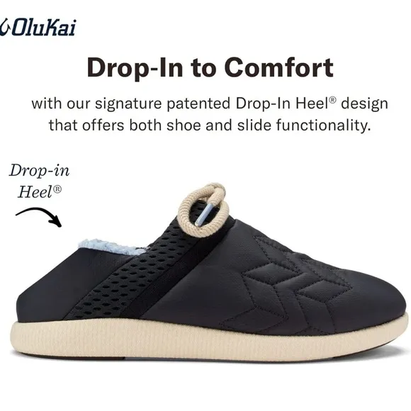 OLUKAI Mahiki Women's Sneaker, Indoor/ Outdoor, Ultra-Soft Comfort Fit Size 6