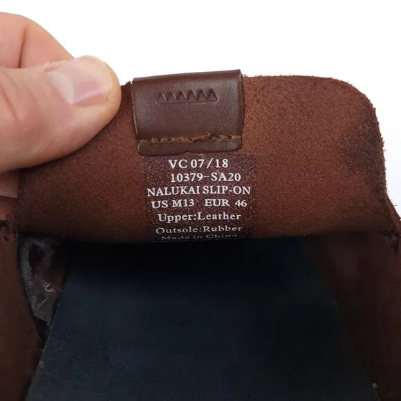 OLUKAI Nalukai Slip On Loafer Coffee Brown Leather Beachy Resort Old Money 13