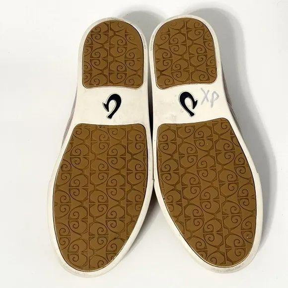 OLUKAI Pahuea Women’s Size 9 Pink Slip On Suede Loafer Sneaker Slipper Shoes