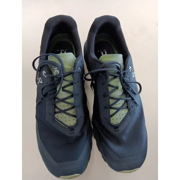 On Cloud 5 Men’s Running Shoes ALL BLACK &amp; Green SIZE 11.5  32.99262