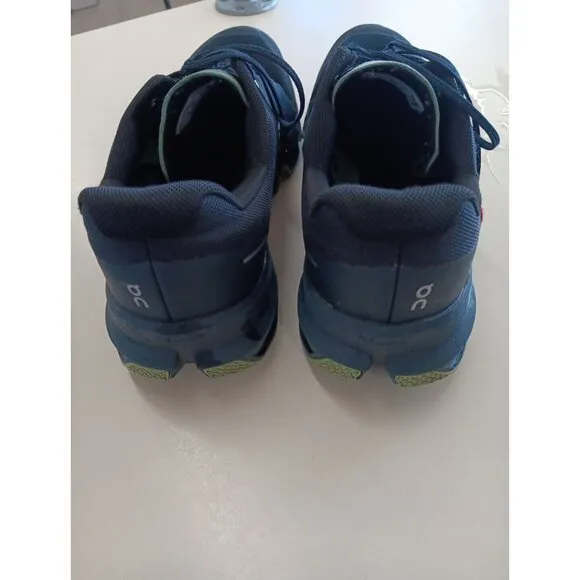 On Cloud 5 Men’s Running Shoes ALL BLACK &amp; Green SIZE 11.5  32.99262