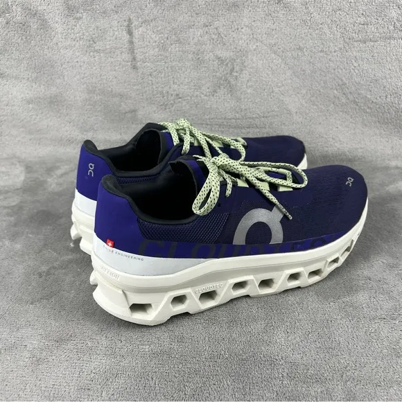On Cloud Men's Cloudmonster Acai Aloe Sz 10.5 Purple Running Training Shoes EUC