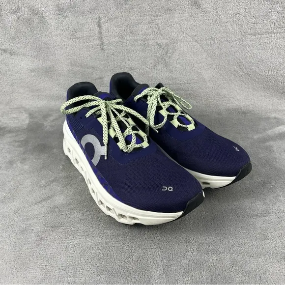 On Cloud Men's Cloudmonster Acai Aloe Sz 10.5 Purple Running Training Shoes EUC