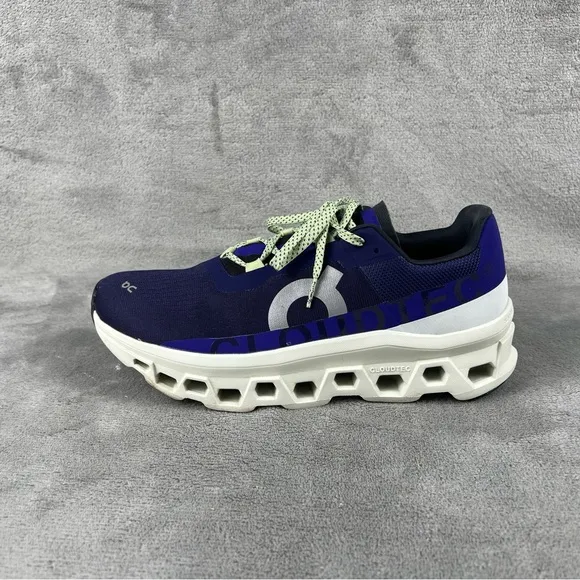 On Cloud Men's Cloudmonster Acai Aloe Sz 10.5 Purple Running Training Shoes EUC
