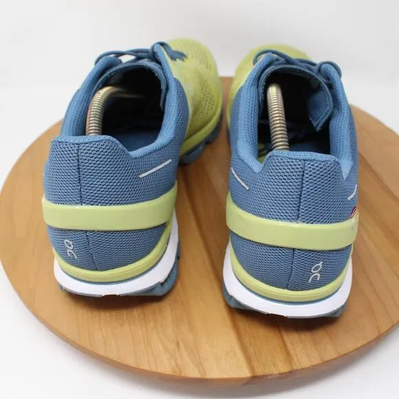 On Cloud Shoes Mens 12 Cloudsurfer 5 Running Sneakers Green Blue Gym Workout