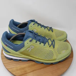On Cloud Shoes Mens 12 Cloudsurfer 5 Running Sneakers Green Blue Gym Workout
