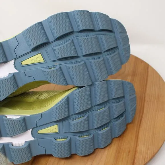 On Cloud Shoes Mens 12 Cloudsurfer 5 Running Sneakers Green Blue Gym Workout
