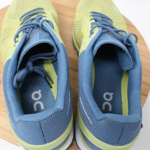 On Cloud Shoes Mens 12 Cloudsurfer 5 Running Sneakers Green Blue Gym Workout