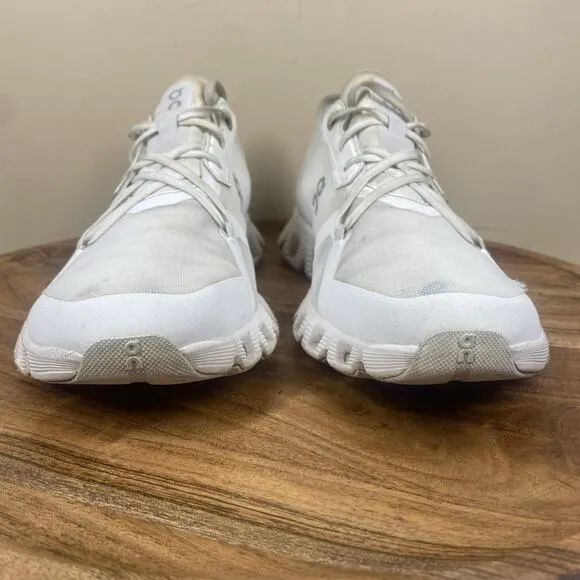 On Cloud X3 AD Undyed White Womens White Size 9 Athletic Running Shoes Sneakers