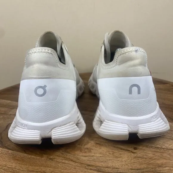 On Cloud X3 AD Undyed White Womens White Size 9 Athletic Running Shoes Sneakers