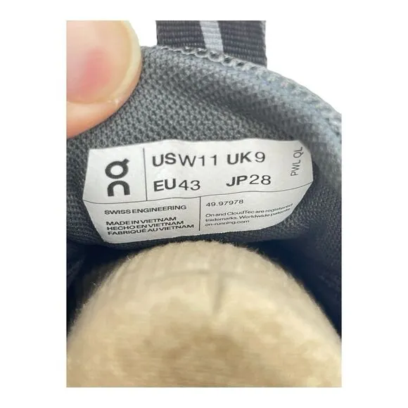 On Cloudaway Travel Shoes 'Asphalt' Women's Size 11 49.97978