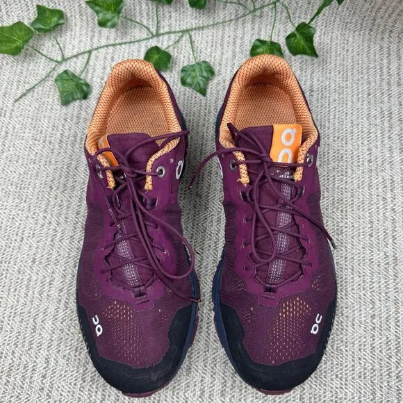 On Cloudventure Mulberry Salmon Athletic Shoes Women's Size 8.5