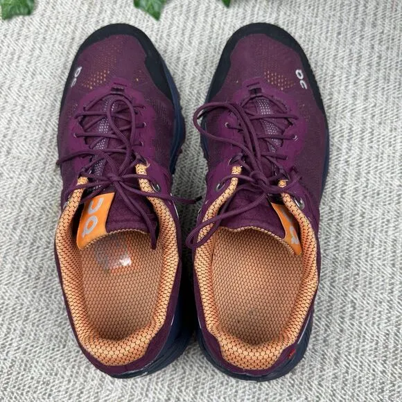 On Cloudventure Mulberry Salmon Athletic Shoes Women's Size 8.5