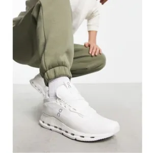 On Running Cloud Nova Sneakers Running Shoes Undyed All White