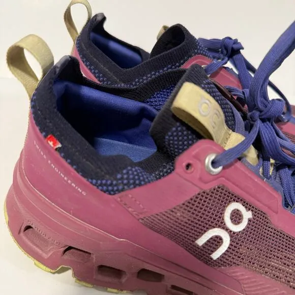 On Running Women's Cloudultra Sneakers Shoes Dark Pink 10 Workout Active Gym