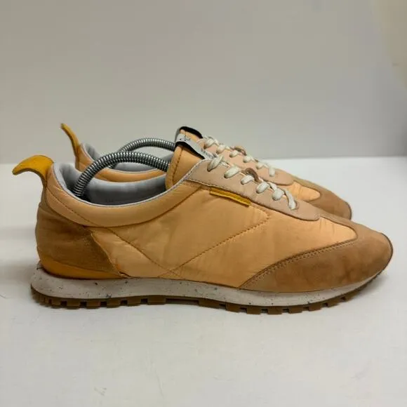 Oncept Tokyo Men's Retro Sneakers Running Shoes Peach Suede Nylon Size 7.5