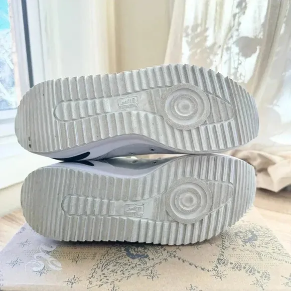 Onitsuka Tiger Platform Metallic Silver Sneaker Shoes Lace Up