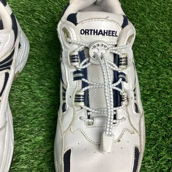 Orthaheel White Orthopedic Walking Shoes Sneakers Plantar Fasciitis 9.5