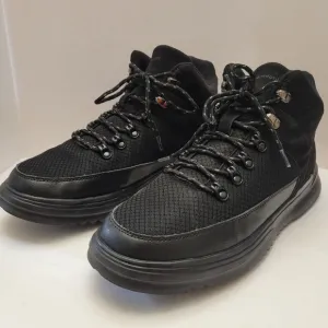 OrthoComfoot Hiking Boots Men's Sz 12 Black Orthopedic Waterproof Walking Shoe
