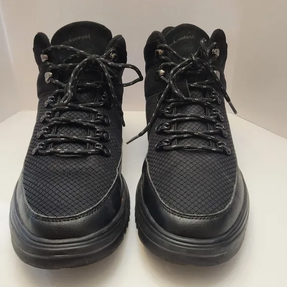 OrthoComfoot Hiking Boots Men's Sz 12 Black Orthopedic Waterproof Walking Shoe