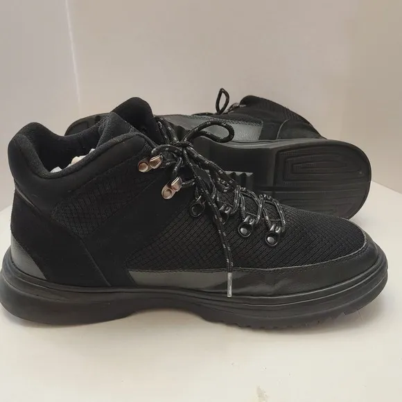 OrthoComfoot Hiking Boots Men's Sz 12 Black Orthopedic Waterproof Walking Shoe