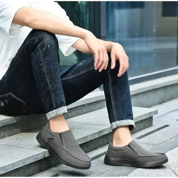 OrthoComfoot Men's Slip On Loafers,Arch Support Extra Cushioning &amp; Pain.…
